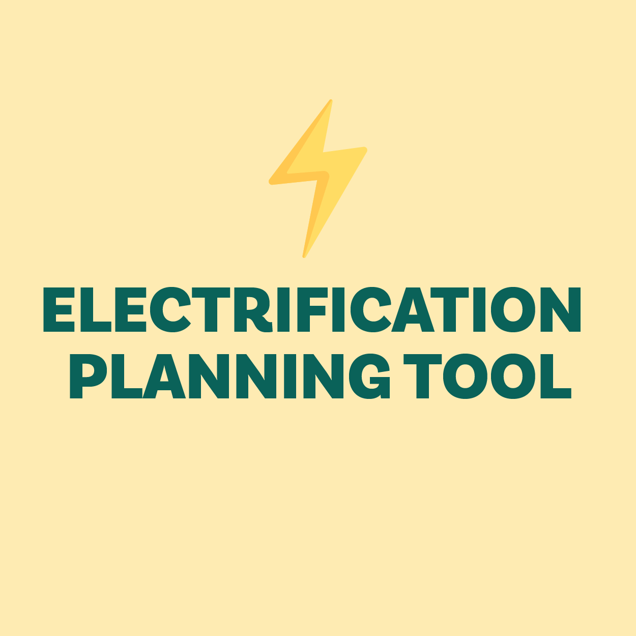 Electrification Planning Tool